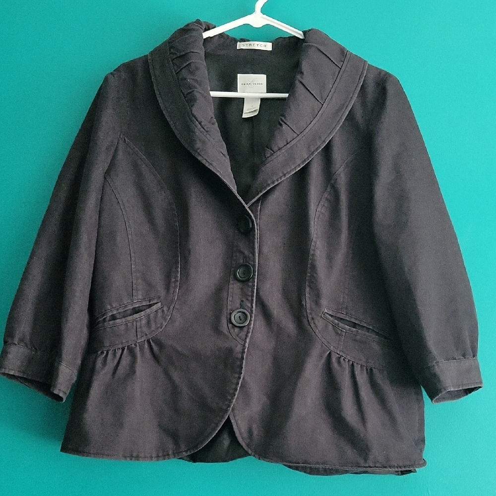 Black Button-Up Jacket